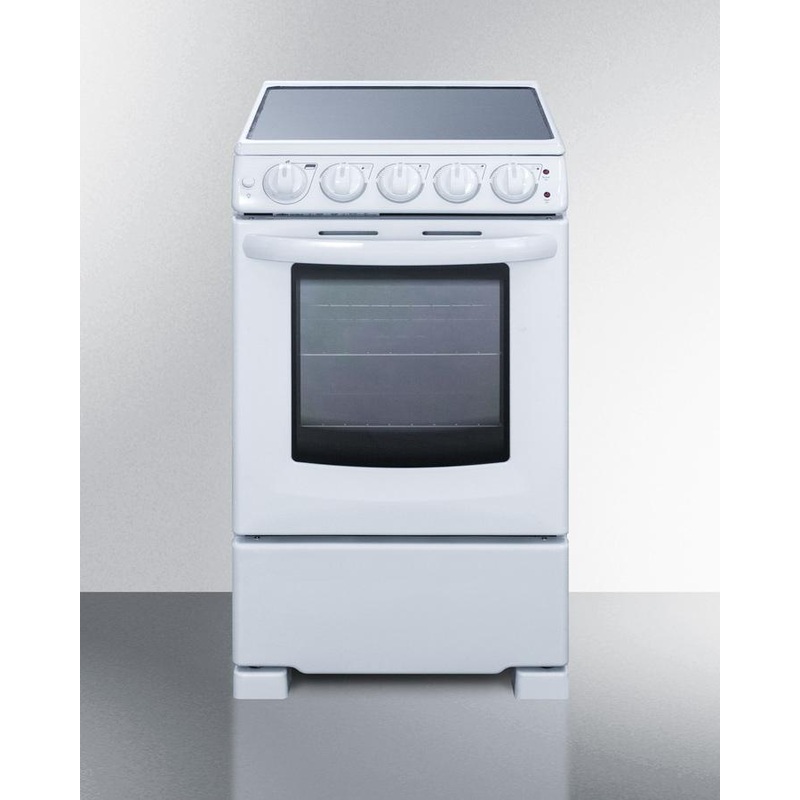 Summit REX2051WRT 20″ Wide Electric Smooth-top Range