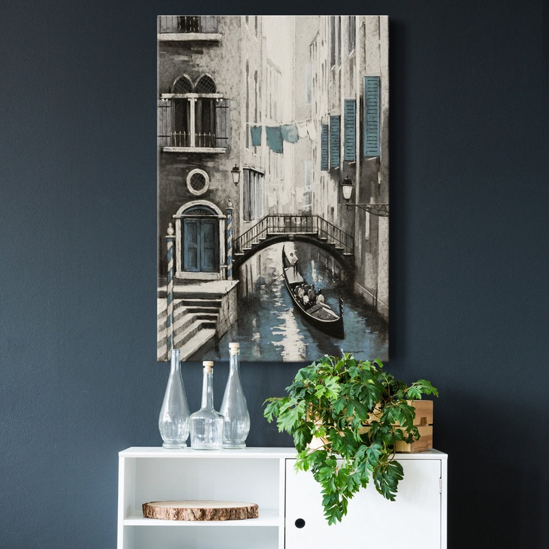 Venice I – Painting Print Winston Porter Mat Color: No Mat Size: 48″ H x 32″ W x 1″ D Format: Wrapped Canvas