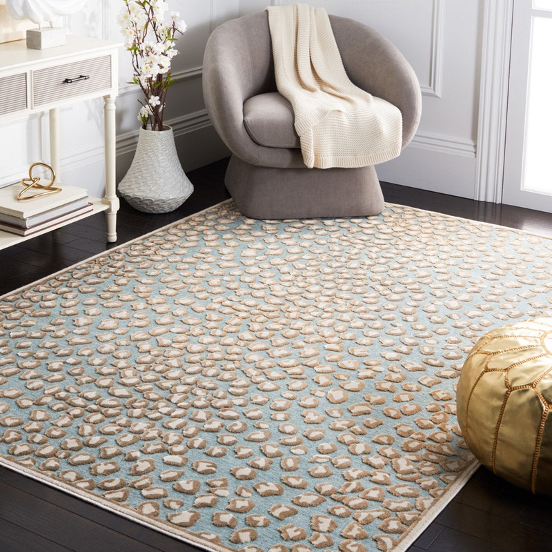 Banerjee Paradise Performance Animal Print Rug Mercer41 Rug Size: Rectangle 4′ x 5’7″