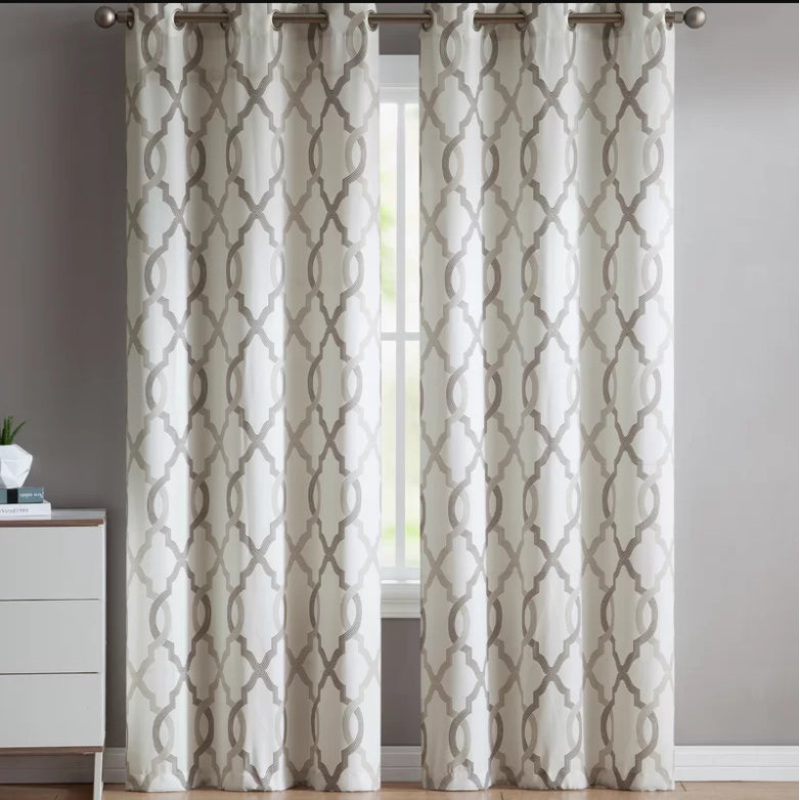 Belchers Polyester Semi Sheer Curtain