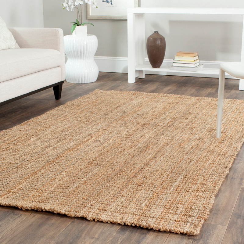 Calidia Natural Fiber Hand Woven Jute Solid Color Rug Highland Dunes Rug Size: Rectangle 11′ x 15′