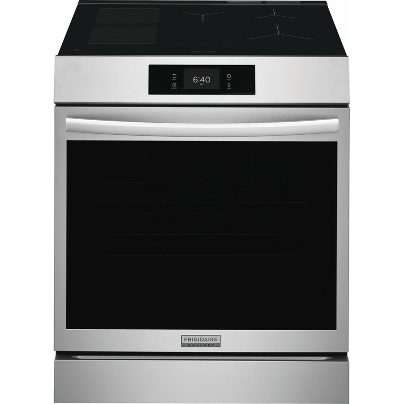 Frigidaire GCFI3070BF 30″ Front Control Induction Range with Stone-Baked Pizza