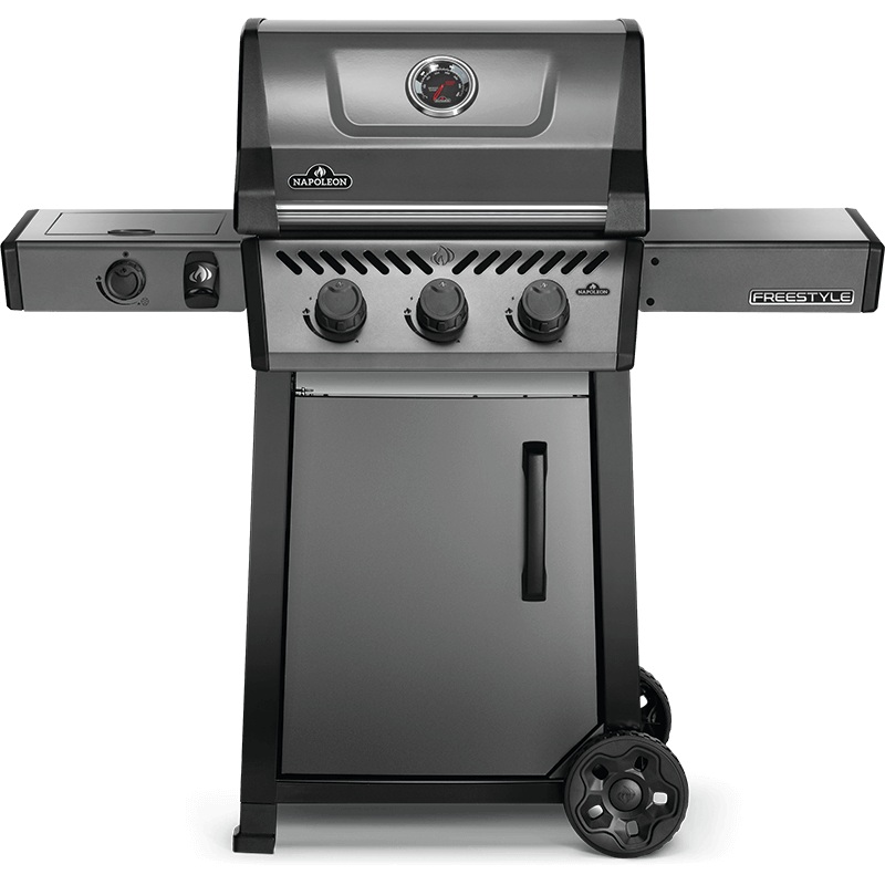 Napoleon Bbq F365DSBPGTECP Freestyle 365 Sb With Range Side Burner , Graphite Grey , Propane