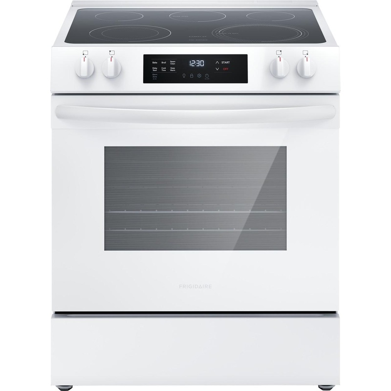 Frigidaire FCFE3062AW Frigidaire 30″ Front Control Electric Range