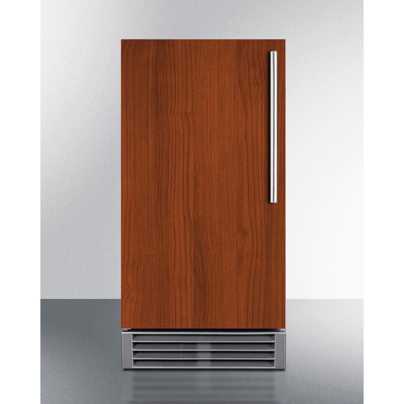 Summit BIM44GCSSIF Built-in 50 Lb. Clear Icemaker (panel Not Included)