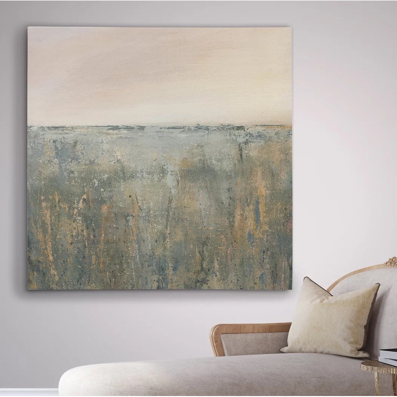 Sunset Marsh Painting No Frame 40×40