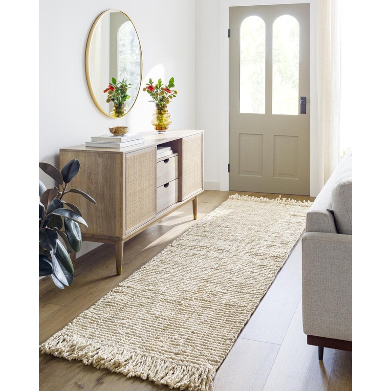 Abby Flatweave Jute/Sisal Rug Kelly Clarkson Home Rug Size: Runner 2’6″ x 8′
