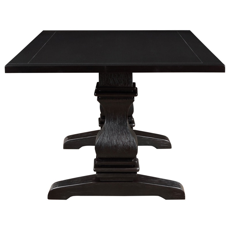 Caswell 29.75″ Trestle Dining Table One Allium Way