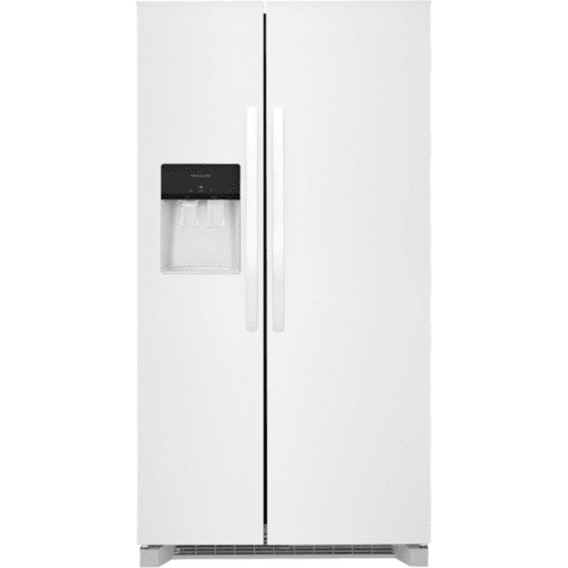 Frigidaire FRSS2623AW Frigidaire 25.6 Cu. Ft. 36” Standard Depth Side By Side Refrigerator