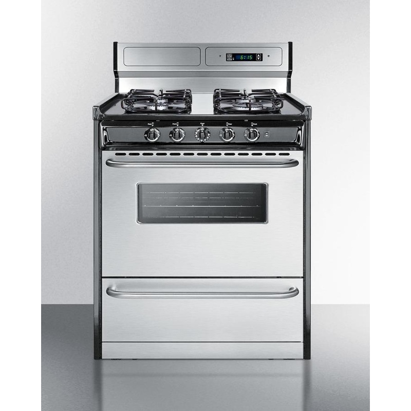 Summit TTM23027BKSW 30″ Wide Gas Range