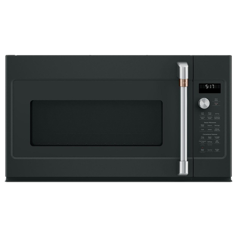 Cafe CVM517P3RD1 Caf 1.7 Cu. Ft. Convection Over-The-Range Microwave Oven