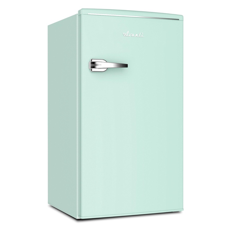 RMRS31X7GIS Avanti 3.0 Cu. Ft. Retro Compact Refrigerator – Seafoam Green