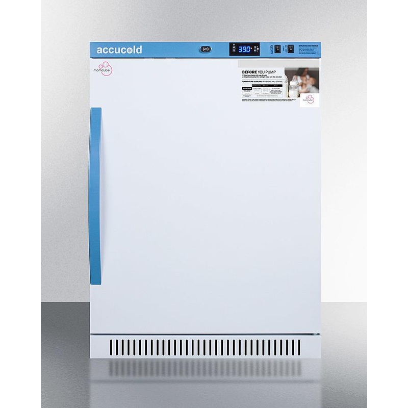 Summit MLRS6MCLK 6 CU.FT. Momcube(r) Breast Milk Refrigerator, ADA Height