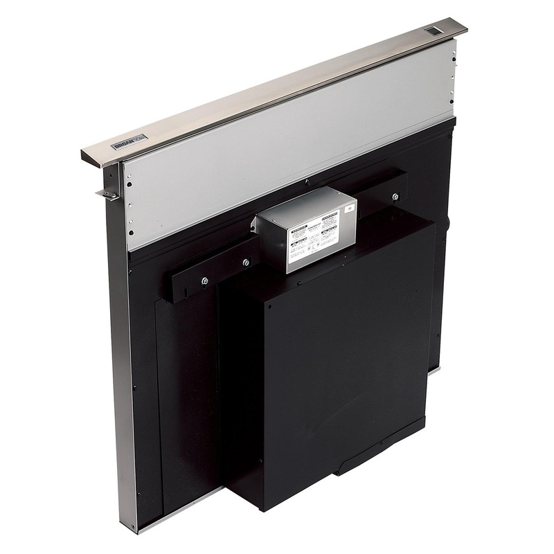 Broan 36-Inch Telescopic Downdraft Range Hood, External Blower, Stainless Steel