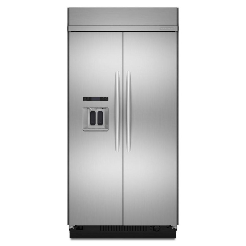 Kitchenaid KSSC48QVS 29.5 Cu. Ft. 48-Inch Width Built-In Side-By-Side Refrigerator, Architect Series Ii – Stainless Steel