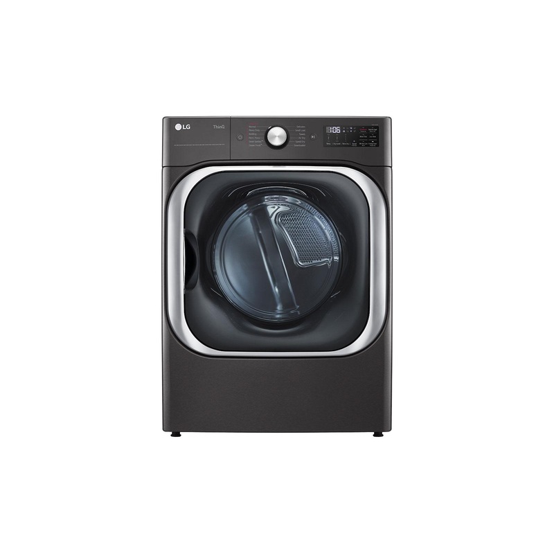 Lg DLEX8900B 9.0 Cu. Ft. Mega Capacity Smart Wi-Fi Enabled Front Load Electric Dryer With Turbosteam And Built-In Intelligence