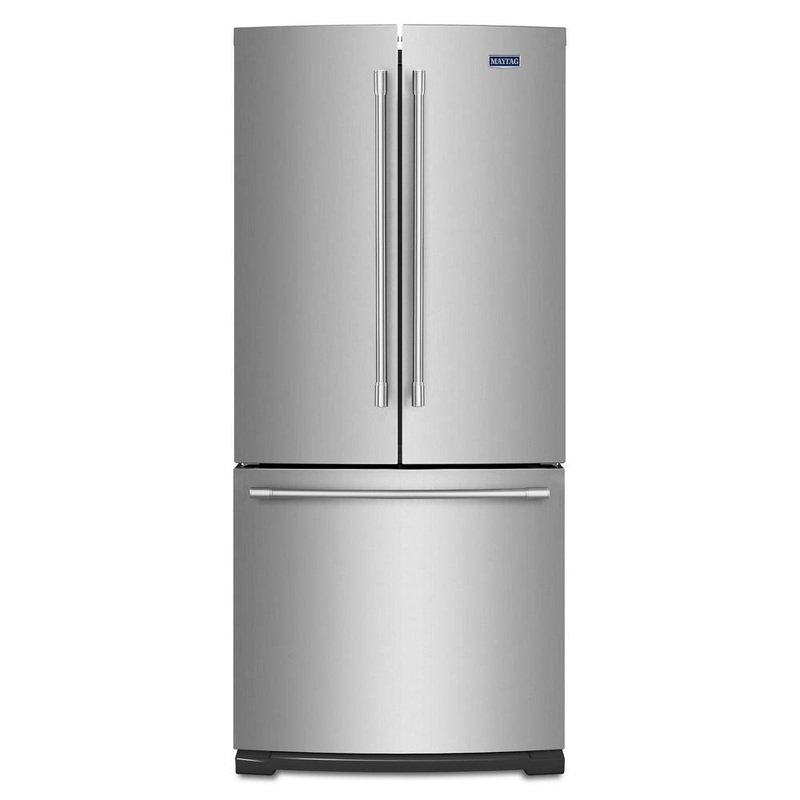Maytag MFF2055FRZ 30-Inch Wide French Door Refrigerator – 20 Cu. Ft.