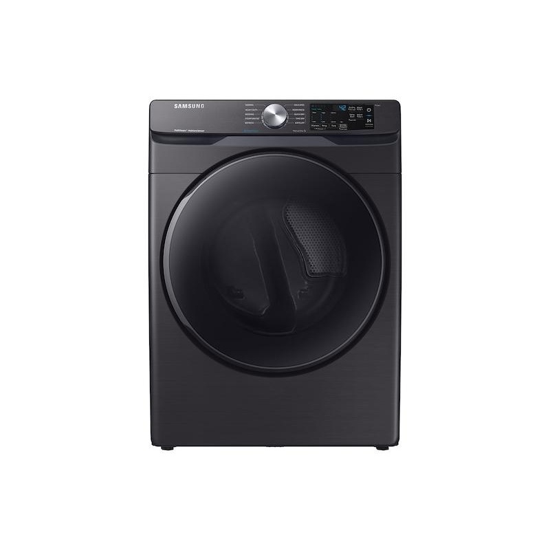 Samsung DVE45R6100V 7.5 cu. ft. Electric Dryer with Steam Sanitize+ in Black Stainless Steel