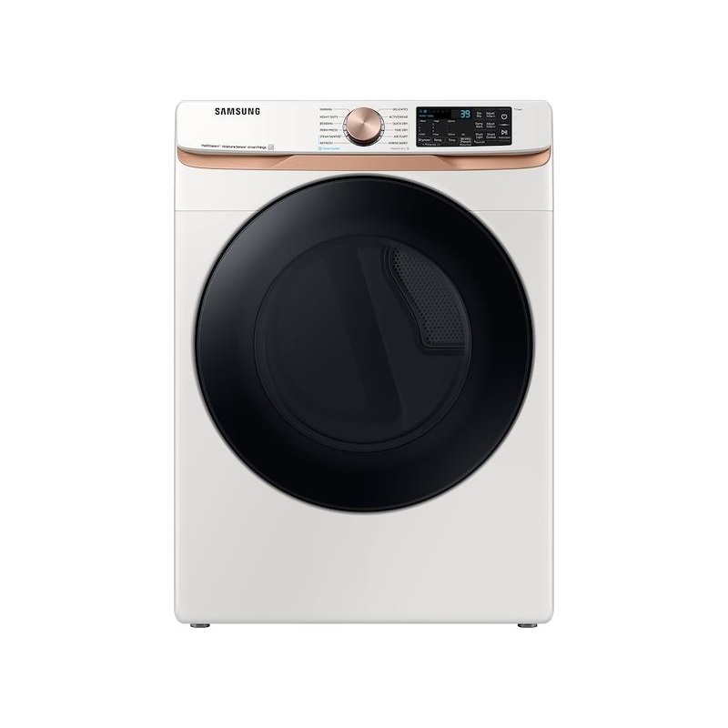 Samsung DVE50BG8300EA3 7.5 cu. ft. Smart Electric Dryer with Steam Sanitize+ and Sensor Dry in Ivory