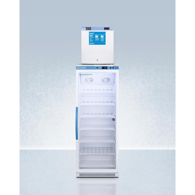 Summit ARG12PVFS24LSTACKMED2 24″ Wide All-Refrigerator/All-Freezer Combination