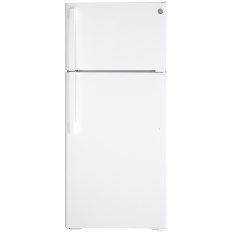 GTE17DTNRWW GE ENERGY STAR 16.6 Cu. Ft. Top-Freezer Refrigerator