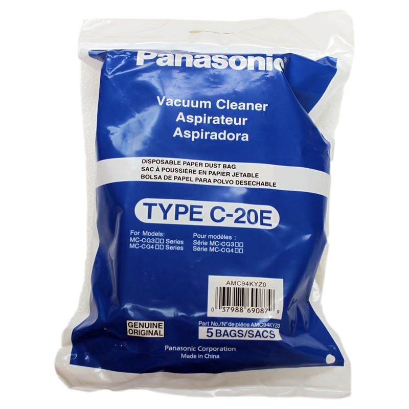 3 Pack Panasonic C20E Vacuum Bags