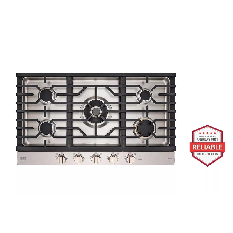 Lg CBGS3628N Lg Studio 36″ Ultraheat Gas Cooktop With Easyclean