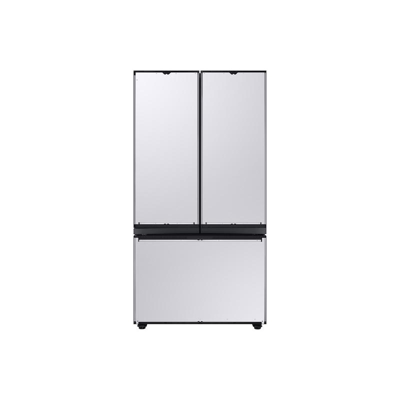 Samsung RF30BB6600APAA Bespoke 3-Door French Door Refrigerator (30 cu. ft.) with Customizable Door Panel Colors and Beverage Center
