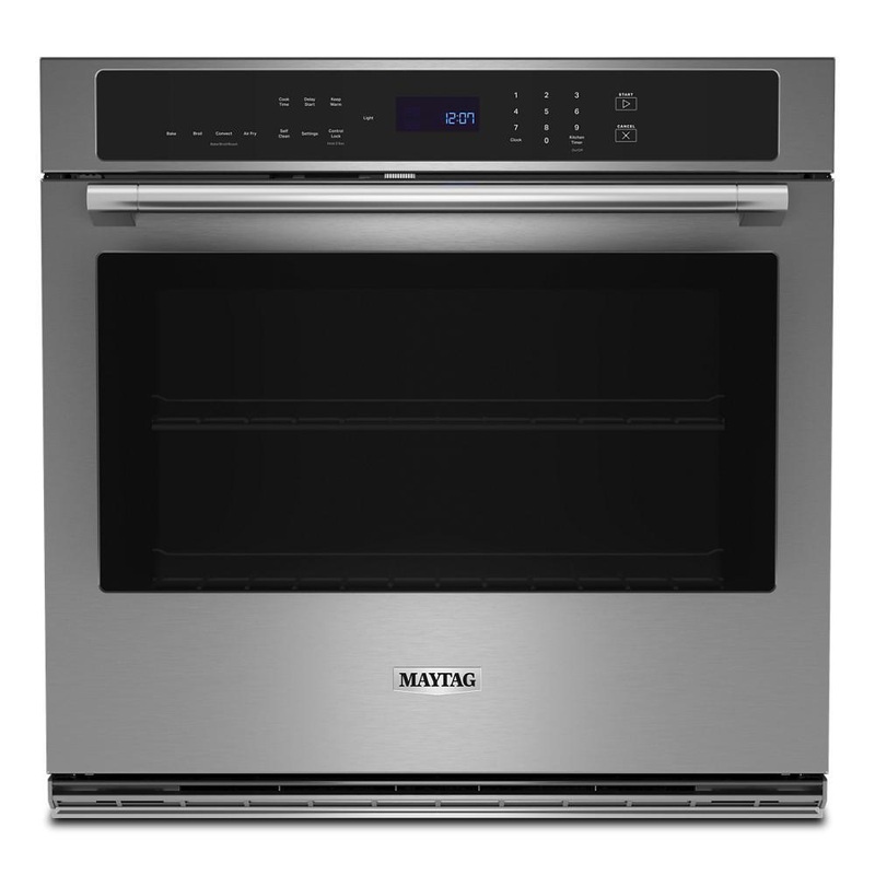 Maytag MOES6030LZ 30-Inch Single Wall Oven With Air Fry And Basket – 5.0 Cu. Ft.