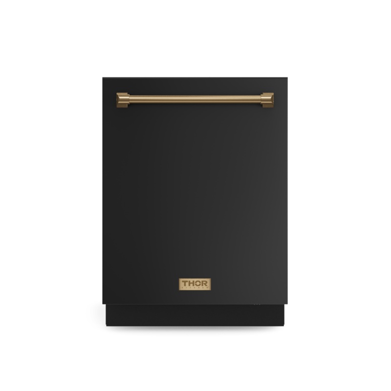 Thor Kitchen DW24X8BA00BRZ 24 Inch Dishwasher Matte Black/Bronze Gordon Ramsay Series – Dw24X8Ba00-Brz