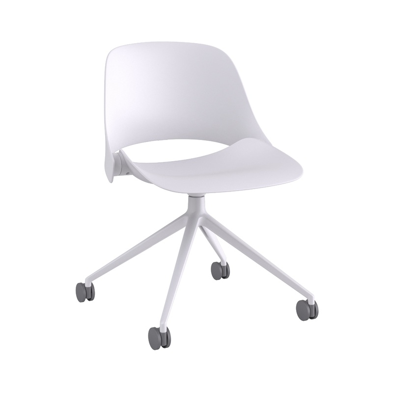 Trea Chair with Hard Casters