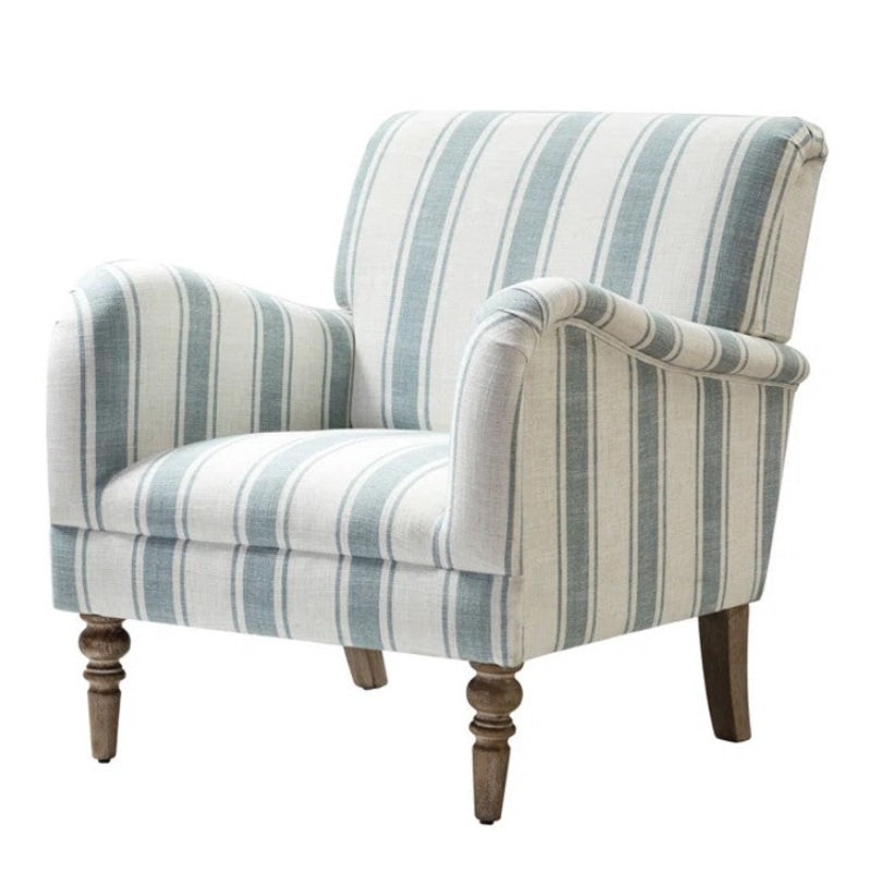 Arching Upholstered Armchair