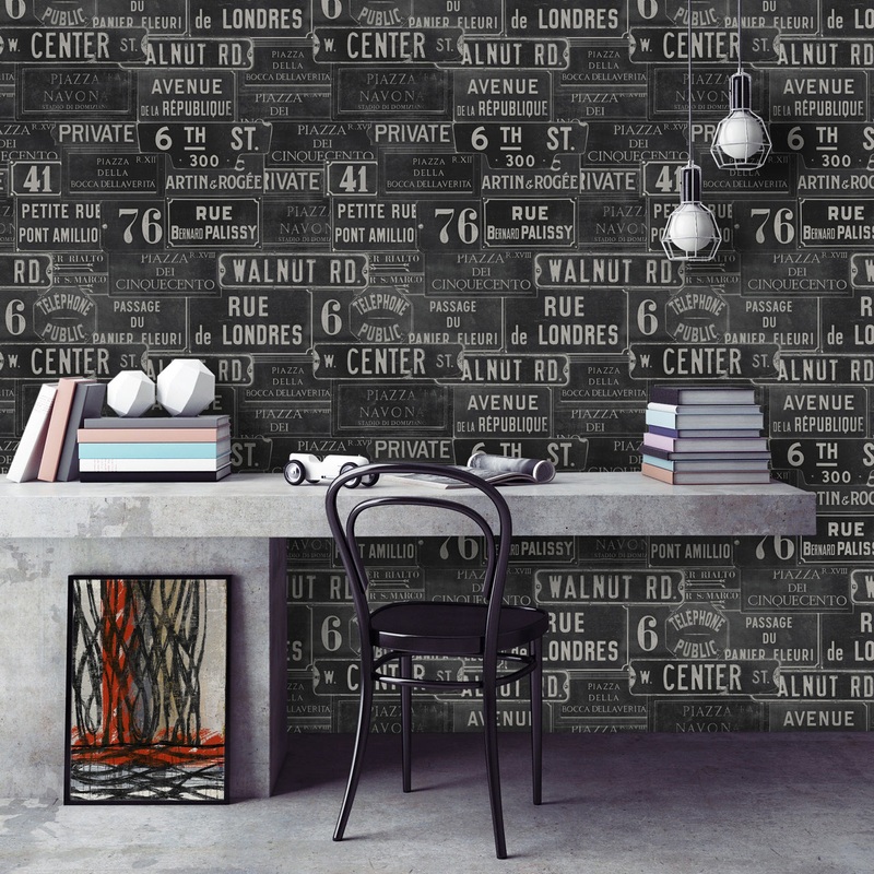 Vintage Signs Wallpaper