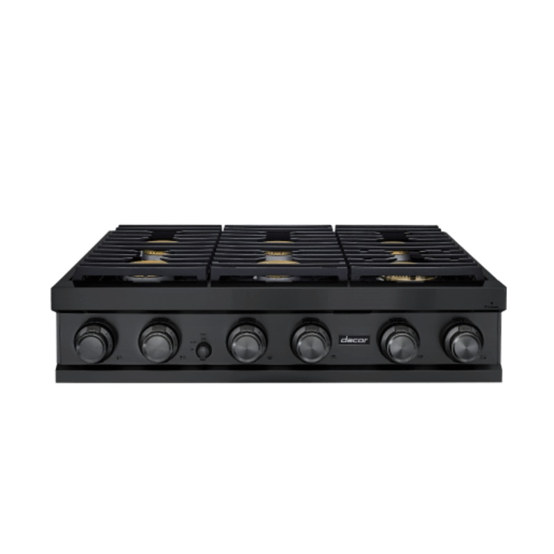 Dacor DTT36M876PM 36″ Rangetop, Graphite Stainless Steel, Liquid Propane