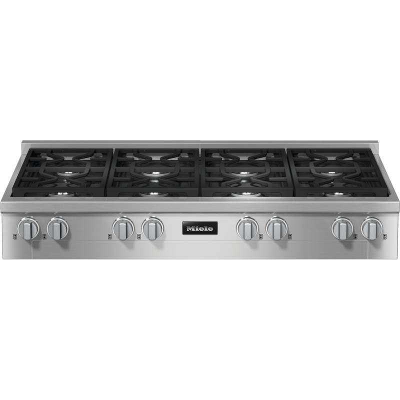 Miele KMR13543G Kmr 1354-3 G Edst/Clst – 48-Inch Rangetop With 8 Burners For Professional Applications