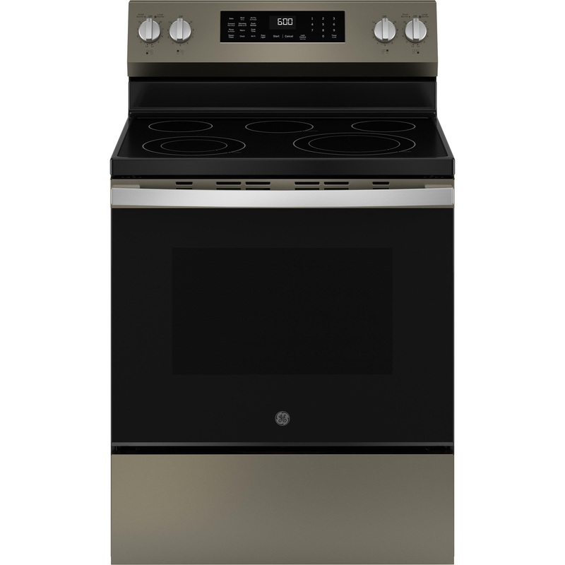 Ge Appliances GRF600AVES Ge 30″ Free-Standing Electric Convection Range With No Preheat Air Fry And Easywash Oven Tray