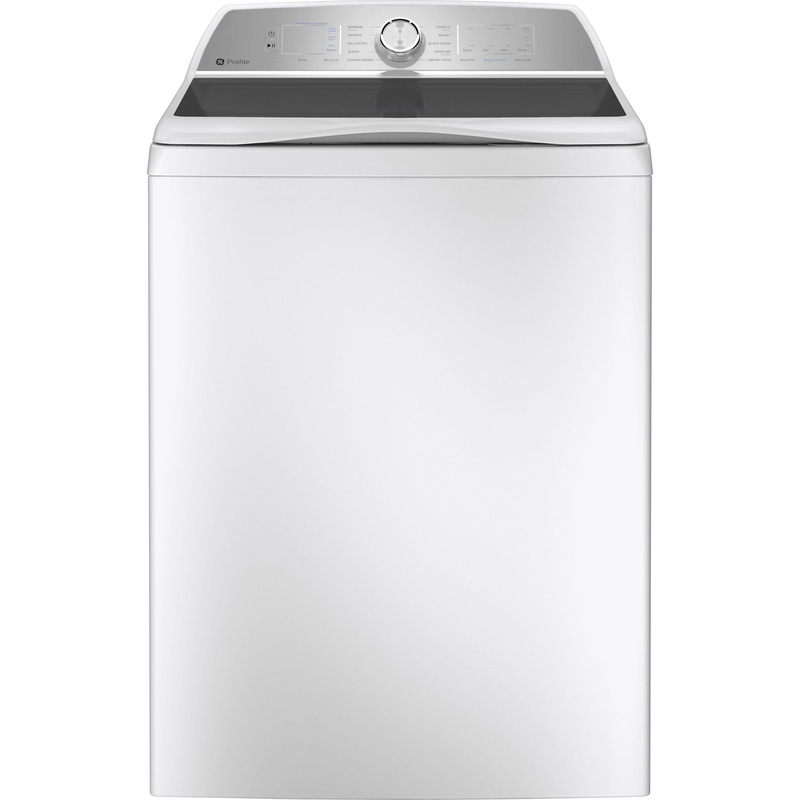 Ge Appliances PTW605BSRWS Ge Profile 4.9 Cu. Ft. Capacity Washer With Smarter Wash Technology And Flexdispense