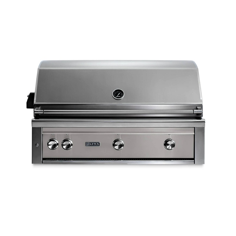 Lynx L42ATRLSLP 42″ Built-In Grill – All Trident W/ Rotisserie – Limestone