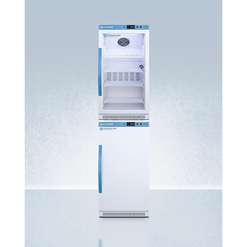 Summit ARG31PVBIADAAFZ2PVBIADASTACK 20″ Wide Performance Series All-Refrigerator/All-Freezer Combination