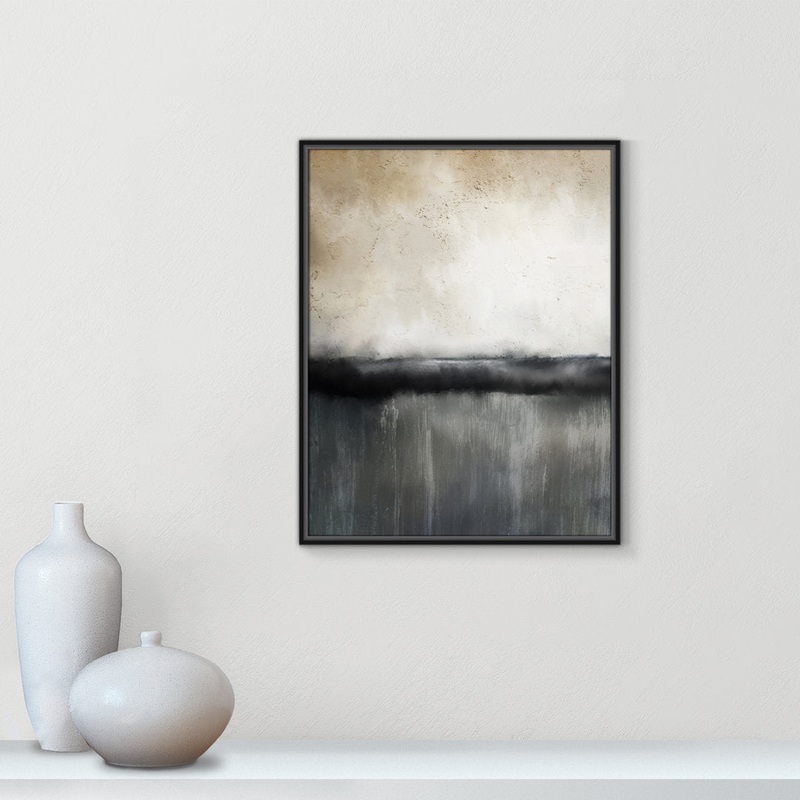 Sunset by Kimberly Allen Print Joss & Main Size: 29.5″ H x 23.5″ W x 2″ D Format: Black Framed Canvas