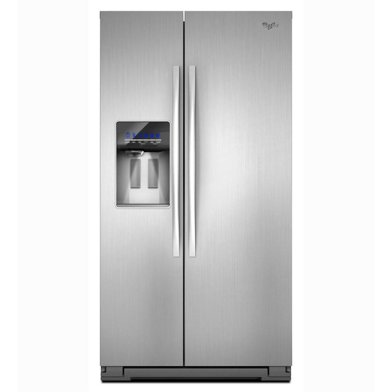 Whirlpool GSF26C4EXF Gold 26 cu. ft. Side-by-Side Refrigerator with In-Door-Ice System