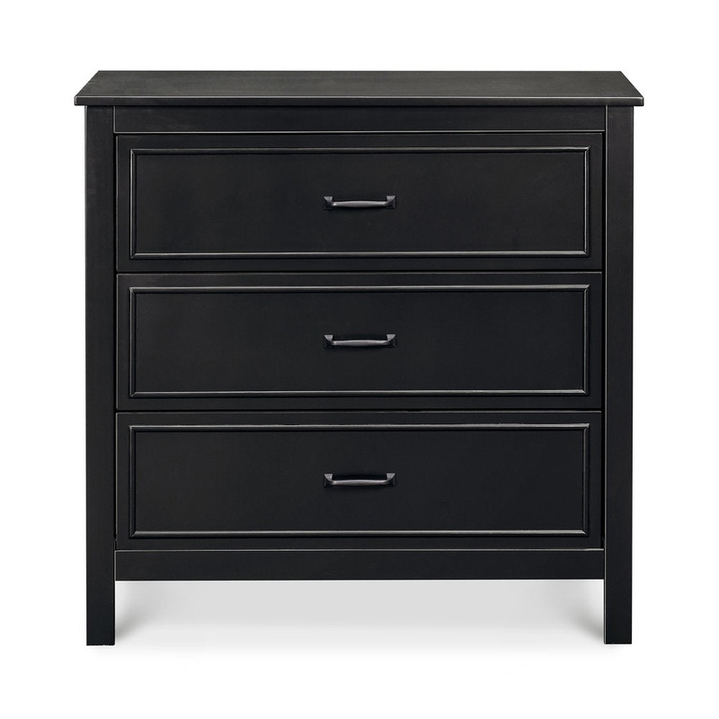 Charlie 3 Drawer Dresser daVinci Color: Ebony