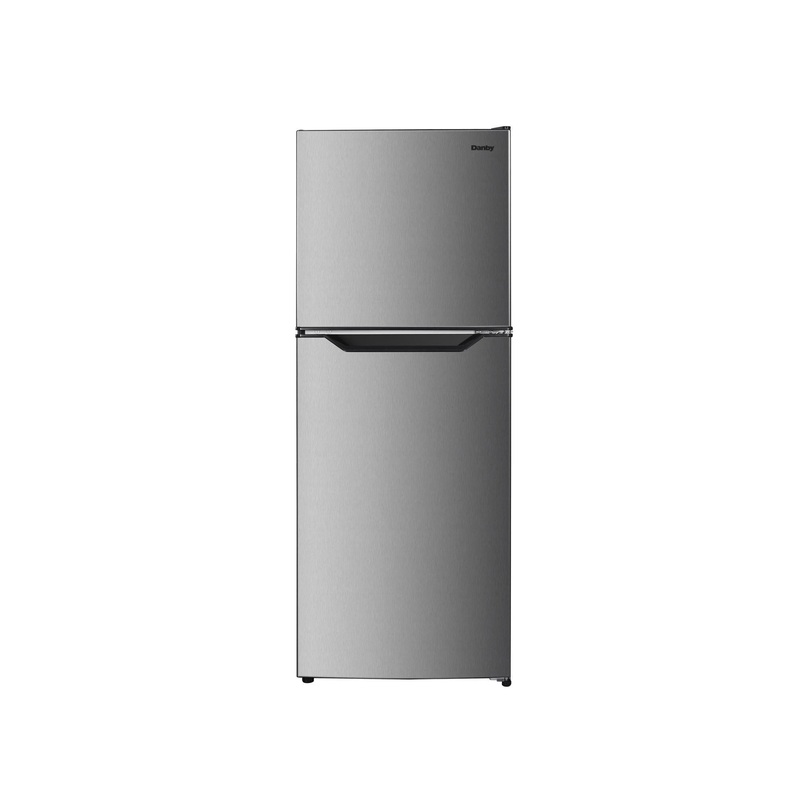 DFF070B2BSLDB6 Danby 7.0 cu. ft. Frost Free Top Mount Freezer in Stainless Steel Look