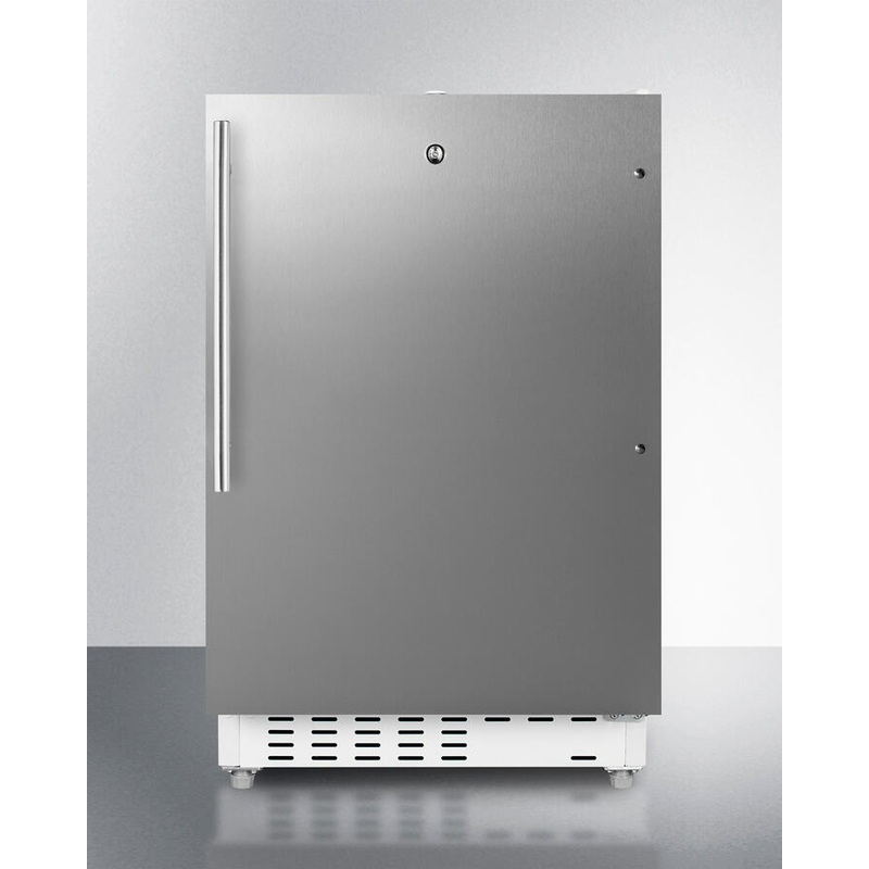 Summit ALRF48SSHV 20″ Wide Built-In Refrigerator-Freezer, Ada Compliant